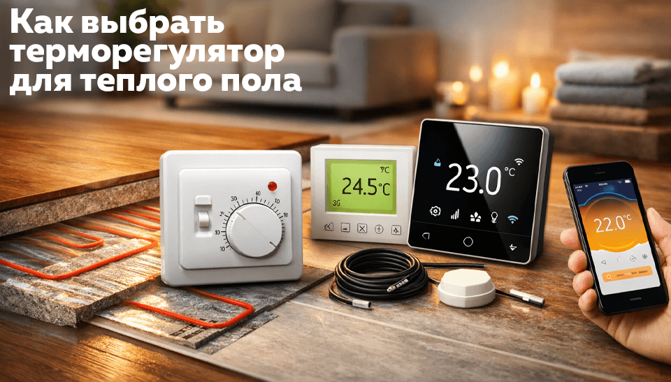 Как выбрать терморегулятор для теплого пола