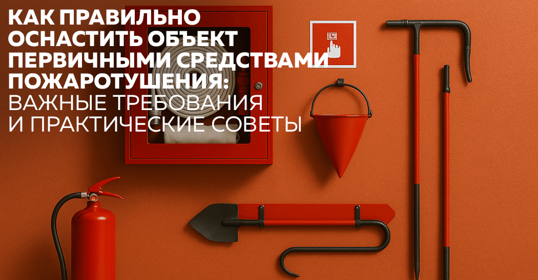 Как правильно оснастить объект первичными средствами пожаротушения: важные требования и практические советы