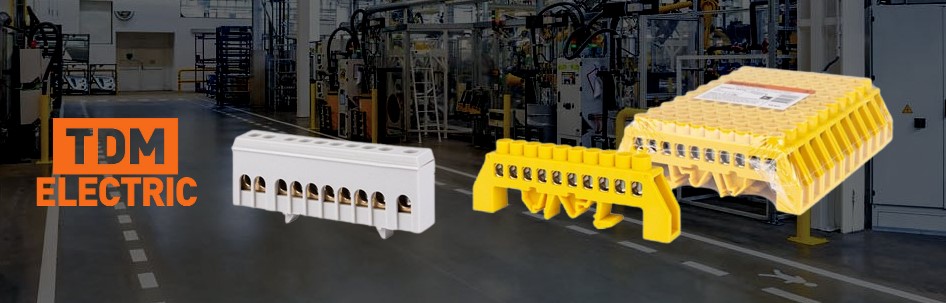 Фазные и заземляющие шины для установки на DIN-рейку от TDM ELECTRIC Фазные и заземляющие шины для установки на DIN-рейку от TDM ELECTRIC