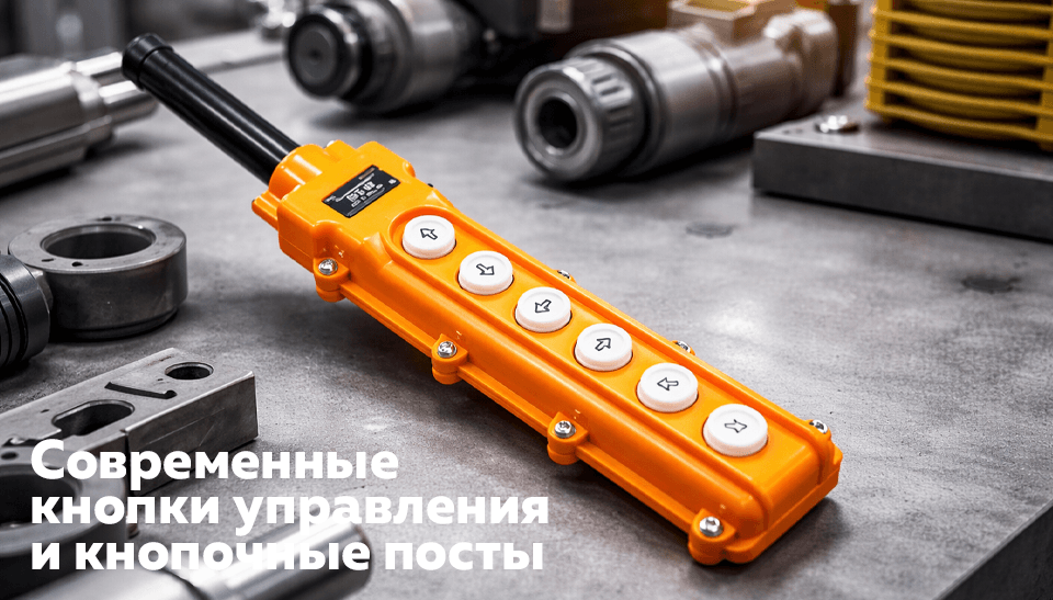 Современные кнопки управления и кнопочные посты