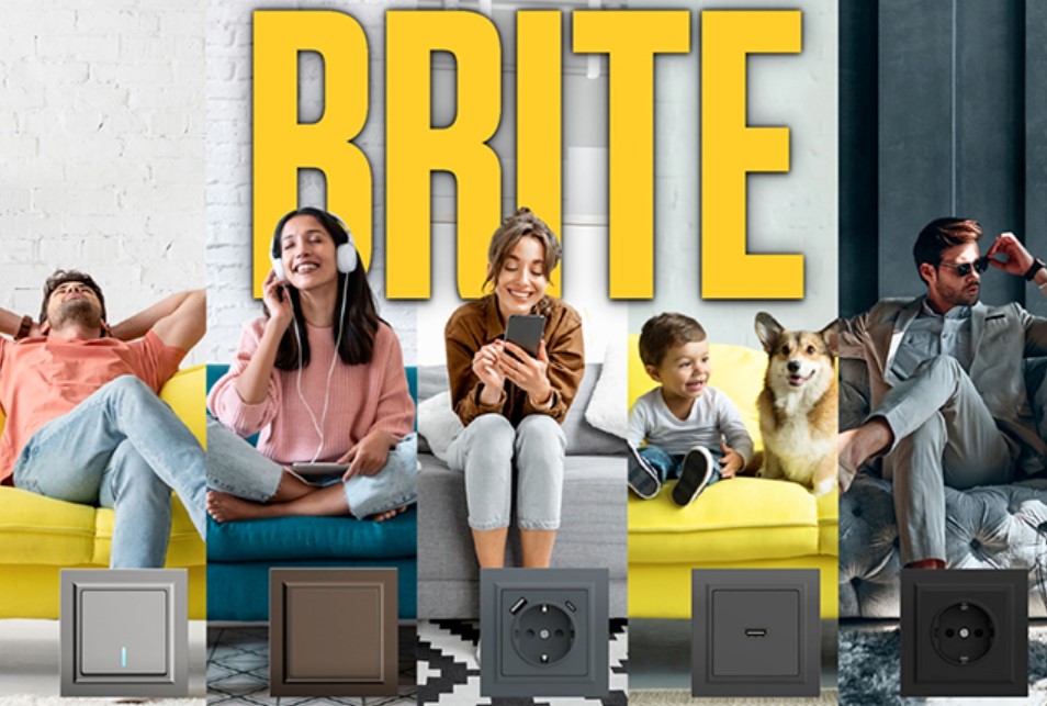 Новая серия электроустановочных изделий BRITE от IEK Новая серия электроустановочных изделий BRITE от IEK