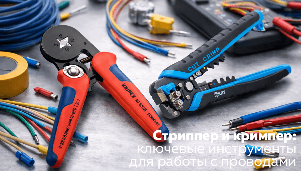 Стриппер и кримпер: ключевые инструменты для работы с проводами