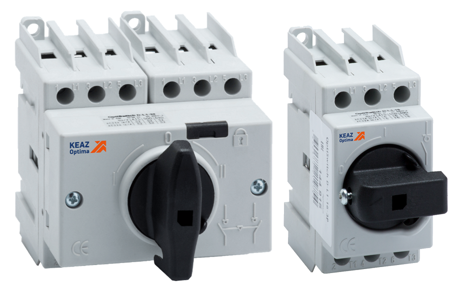 Выключатели-разъединители на токи 16-125 А OptiSwitch DI