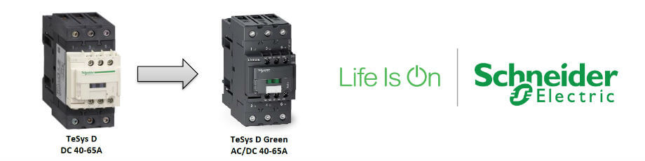 Замена в ассортименте контакторов TeSys Schneider Electric Замена в ассортименте контакторов TeSys Schneider Electric