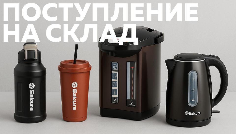 Поступление на складе: новинки для приготовления и удобного хранения напитков от SAKURA