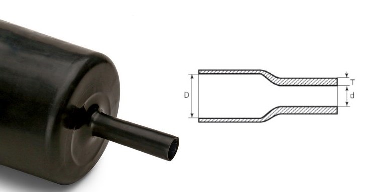 Клеевые термоусадочные трубки ТТ-6х от КВТ