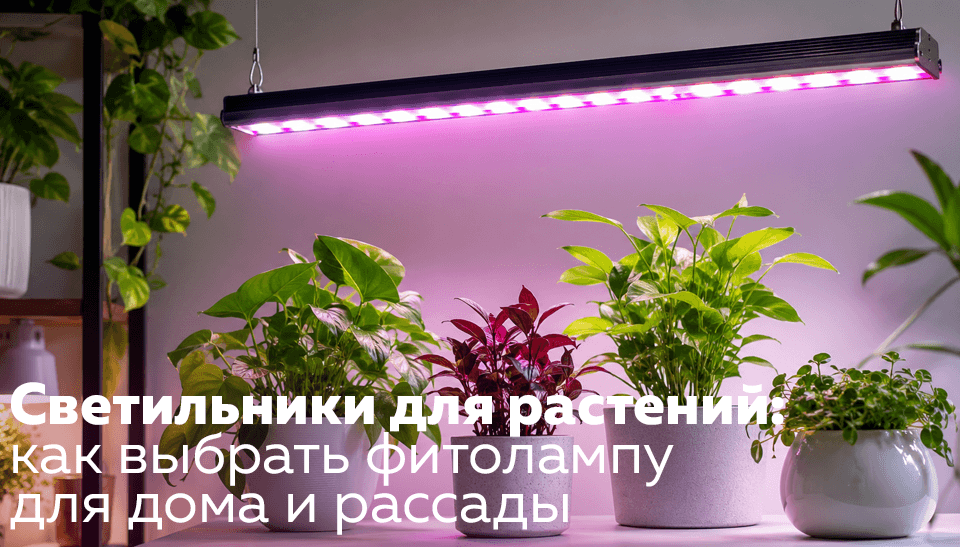 Светильники для растений: как выбрать фитолампу для дома и рассады Светильники для растений: как выбрать фитолампу для дома и рассады