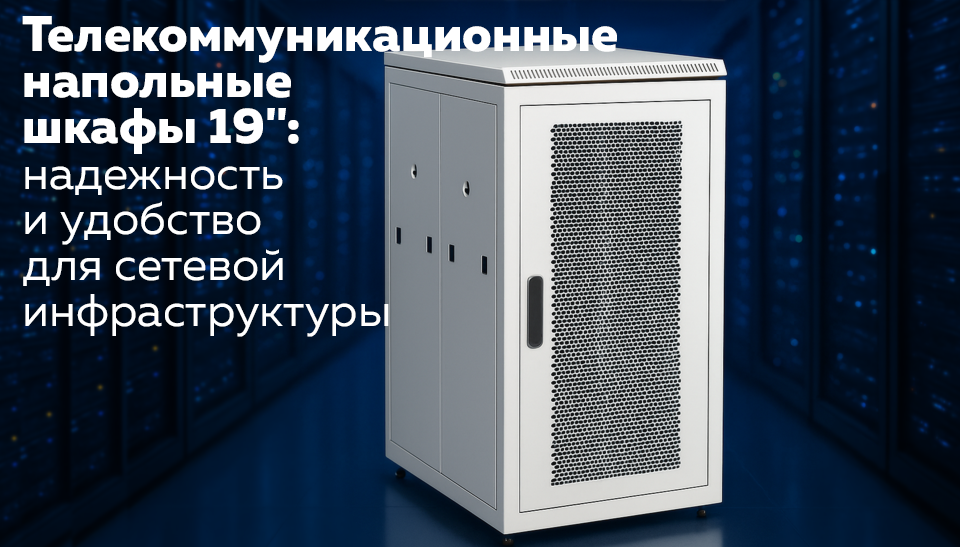 Напольные телекоммуникационные шкафы 19": надежность и удобство для сетевой инфраструктуры Напольные телекоммуникационные шкафы 19": надежность и удобство для сетевой инфраструктуры