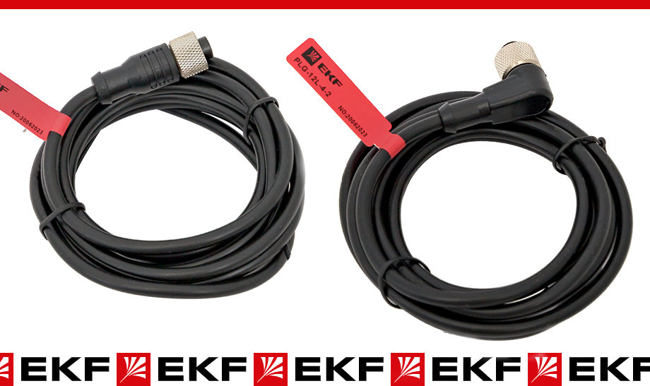 Кабель-разъемы EKF PLG М12 4-pin для промышленной автоматизации Кабель-разъемы EKF PLG М12 4-pin для промышленной автоматизации