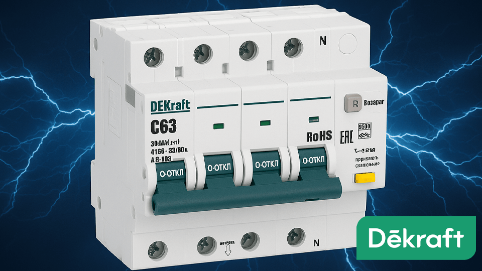 Расширение ассортимента АВДТ Dekraft в серии ДИФ-103 4,5 кА NEW от Систэм Электрик