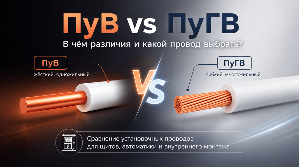 Жёсткий или гибкий: какой установочный провод использовать