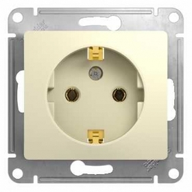 Розетка Glossa бежевый GSL000243 Розетка Glossa бежевый GSL000243