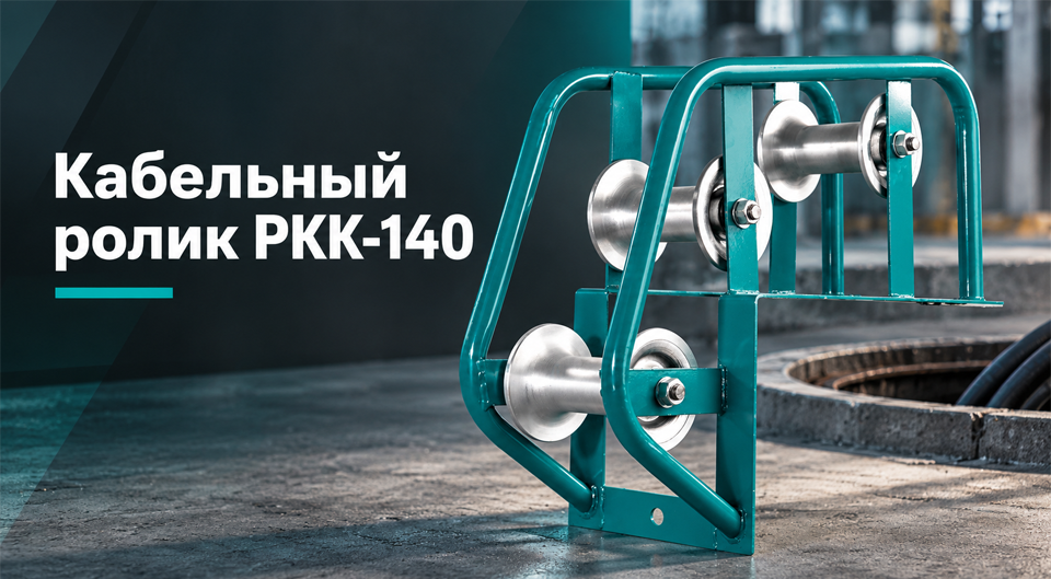 КВТ РКК-140 серии ПРОФИ кабельный ролик для ввода кабеля в колодец.png