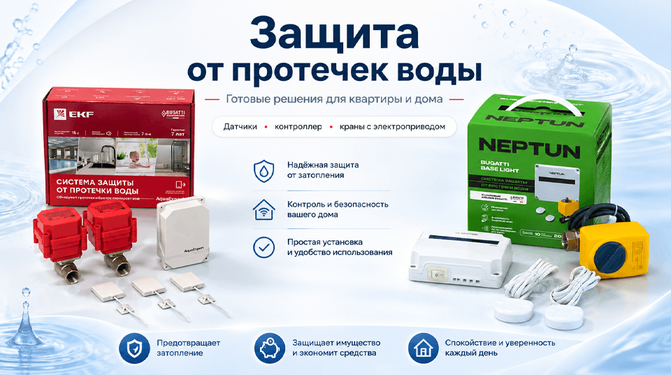Как система защиты от протечек помогает избежать затопления