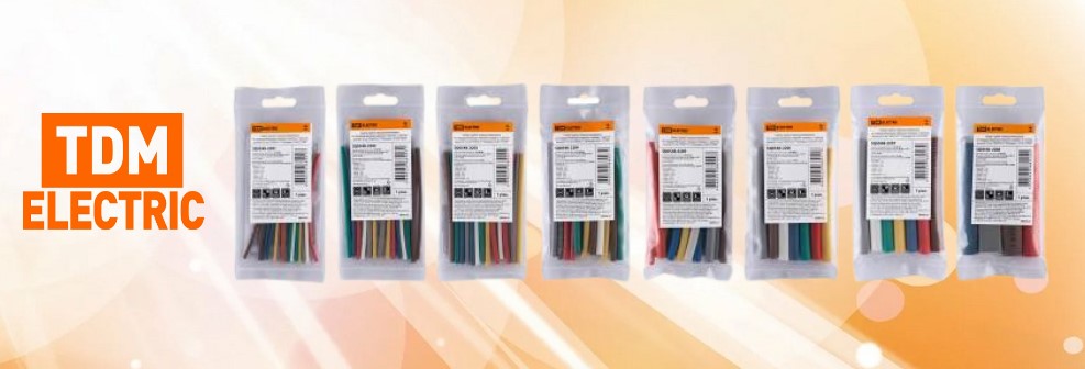 Наборы термоусаживаемых клеевых трубок "Полицвет" от TDM ELECTRIC Наборы термоусаживаемых клеевых трубок "Полицвет" от TDM ELECTRIC