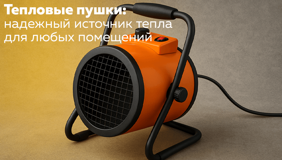 Тепловые пушки надежный источник тепла для любых помещений