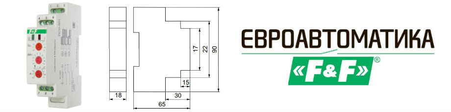 Реле времени PCU-501 Евроавтоматика F&F Реле времени PCU-501 Евроавтоматика F&F
