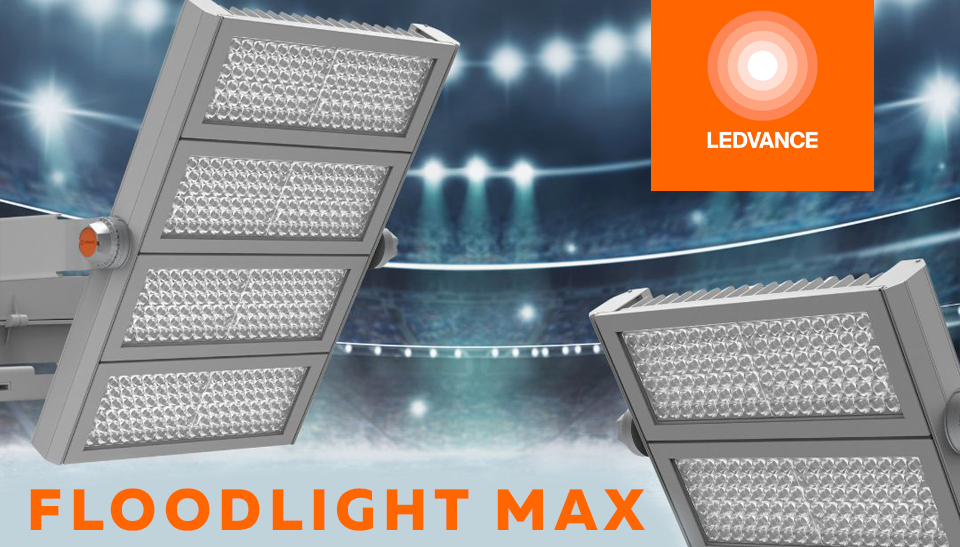 Новые прожекторы LEDVANCE FLOODLIGHT MAX: эффективное и надежное освещение для больших пространств Новые прожекторы LEDVANCE FLOODLIGHT MAX: эффективное и надежное освещение для больших пространств