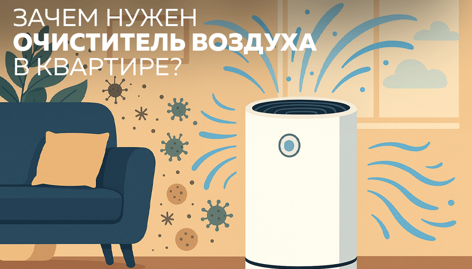 Зачем нужен очиститель воздуха в квартире?