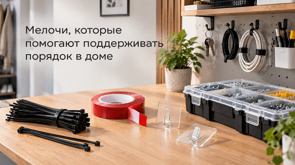 Мелочи, которые помогают поддерживать порядок в доме