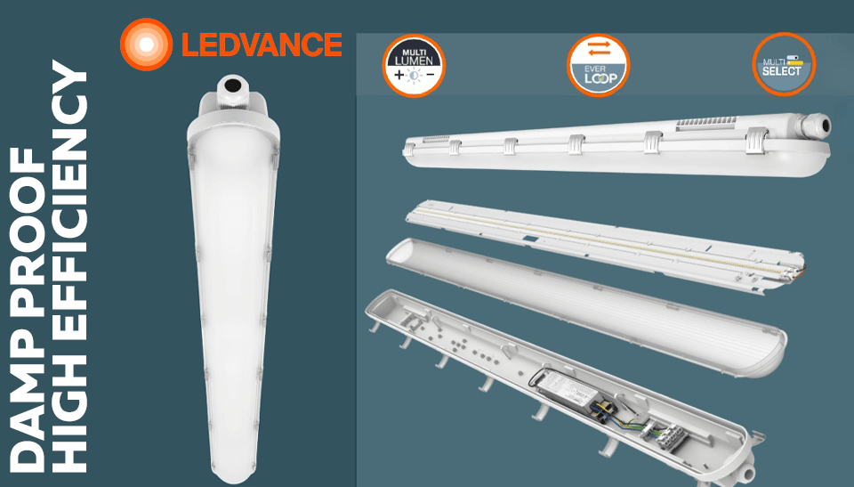 LEDVANCE DAMP PROOF HE – новинка для промышленных объектов