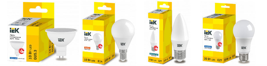 Светодиодные лампы ALFA IEK Светодиодные лампы ALFA IEK
