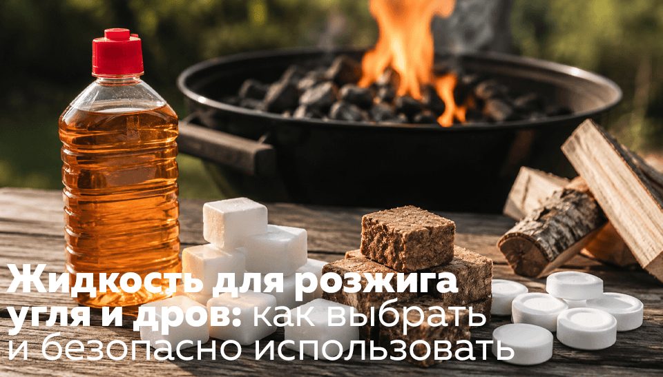Жидкость для розжига угля и дров: как выбрать и безопасно использовать