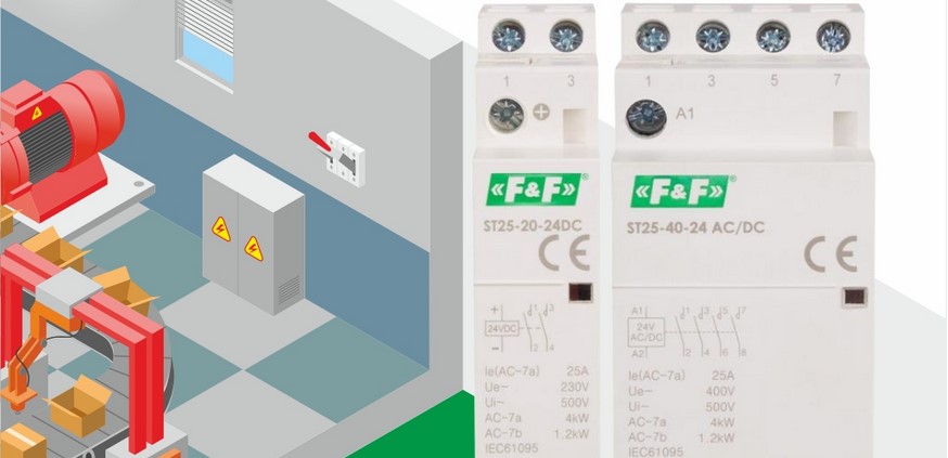 Модульные контакторы серии ST от Евроавтоматика F&F (ФиФ)