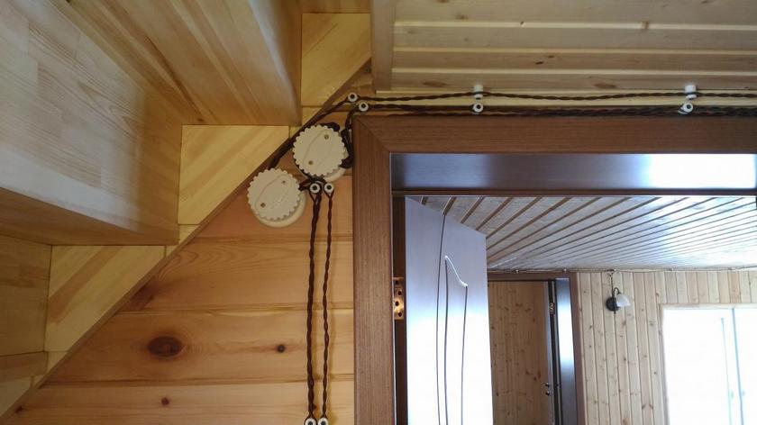 электропроводка в частном деревянном доме