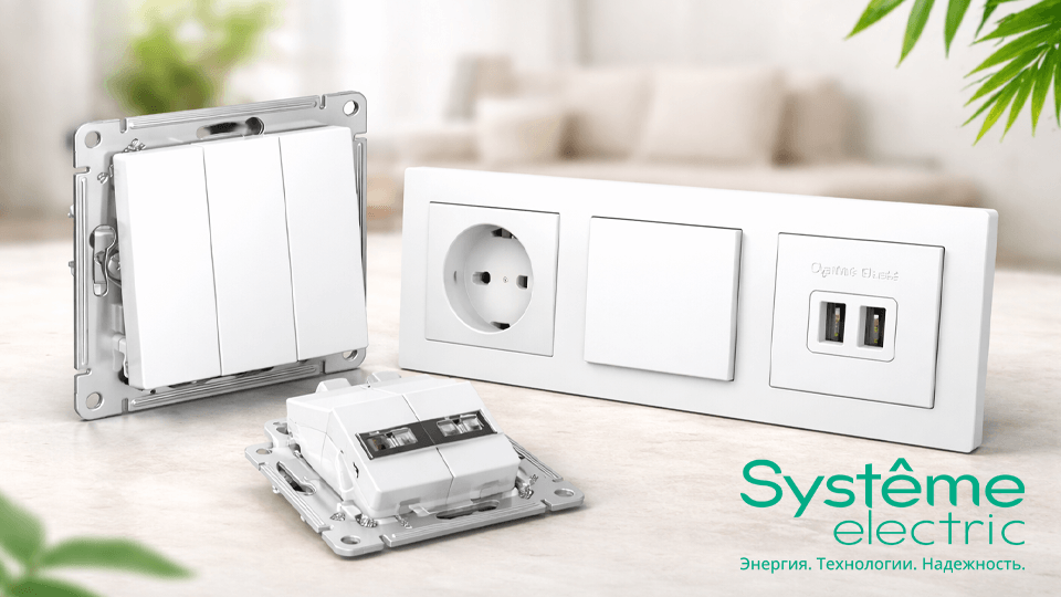 Обновление продукции в цвете лотос серий ArtGallery и AtlasDesign от Систэм Электрик