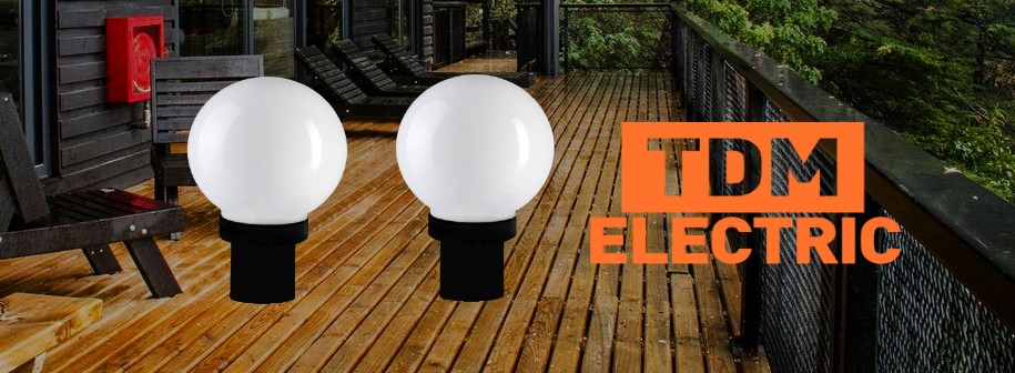 Садово-парковый светильник шар НТУ 06-60-150 от TDM ELECTRIC
