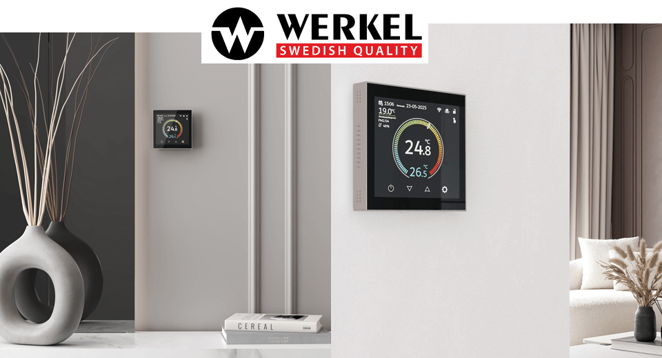Werkel представил умный терморегулятор в новых цветах – дымчатом и белом