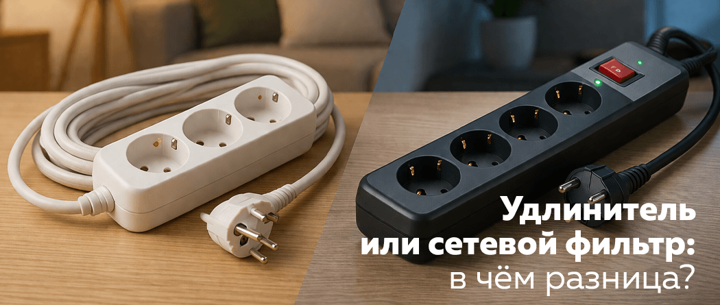 Удлинитель или сетевой фильтр в чём разница