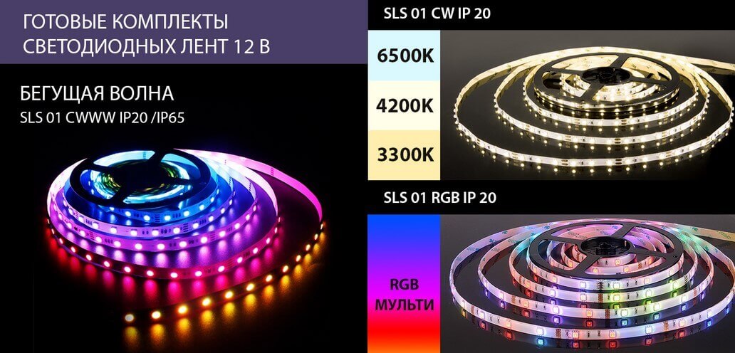 Комплекты светодиодных лент 12 В от Elektrostandard