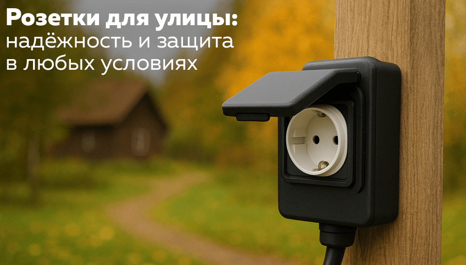 Розетки для улицы надёжность и защита в любых условиях