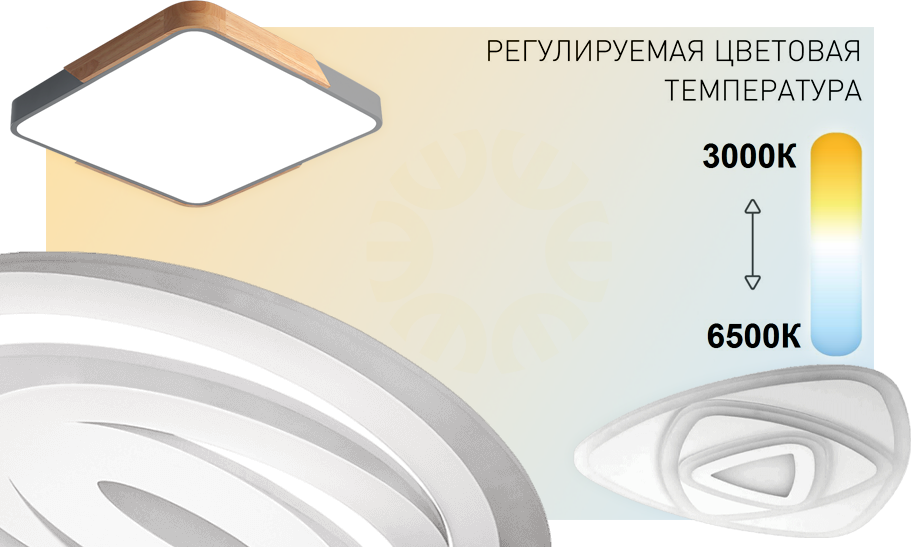 Освежите свой дом потолочными светильниками с регулировкой цветовой температуры