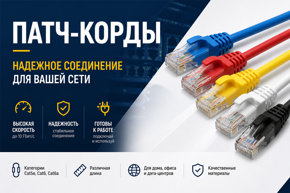 новость Патч-корды виды, характеристики и применение в сетях.png