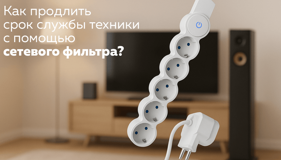 Как продлить срок службы техники с помощью сетевого фильтра