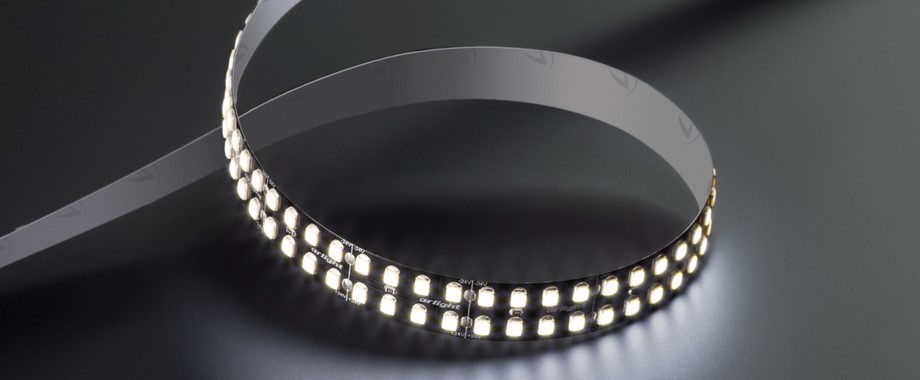 Двухрядные LED-ленты с чёрной платой RT-5000-2835-320 24V от Arlight Двухрядная лента серии RT от Arlight
