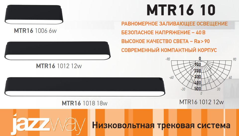 Jazzway представляет низковольтную трековую систему MTR16 10: универсальное решение для любого интерьера Jazzway представляет низковольтную трековую систему MTR16 10: универсальное решение для любого интерьера