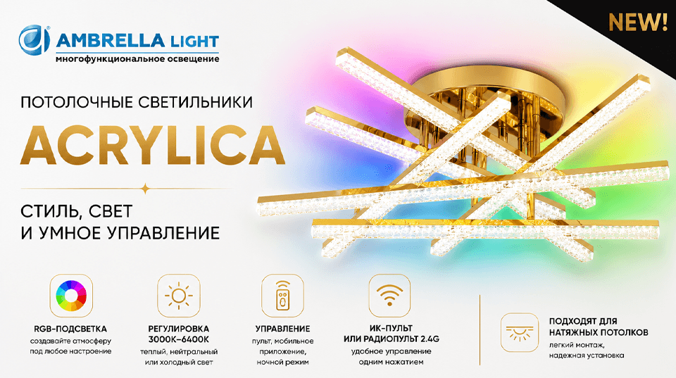 новость Потолочные светильники ACRYLICA от Ambrella Light стиль, свет и умное управление.png
