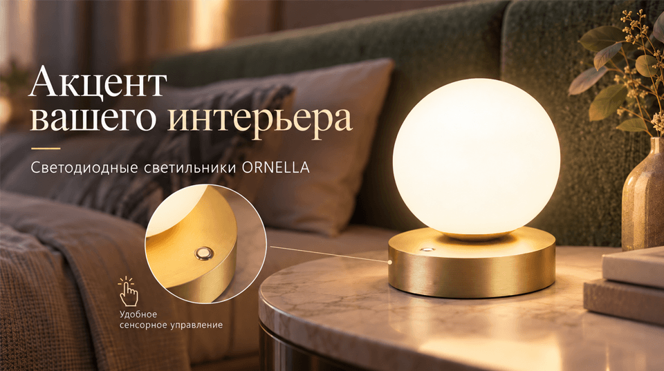 Arlight представляет светодиодные светильники ORNELLA – стильный акцент в интерьере