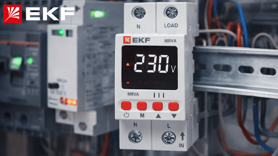 EKF представил обновленное реле напряжения и тока MRVA V2 с расширенными настройками и компактным корпусом